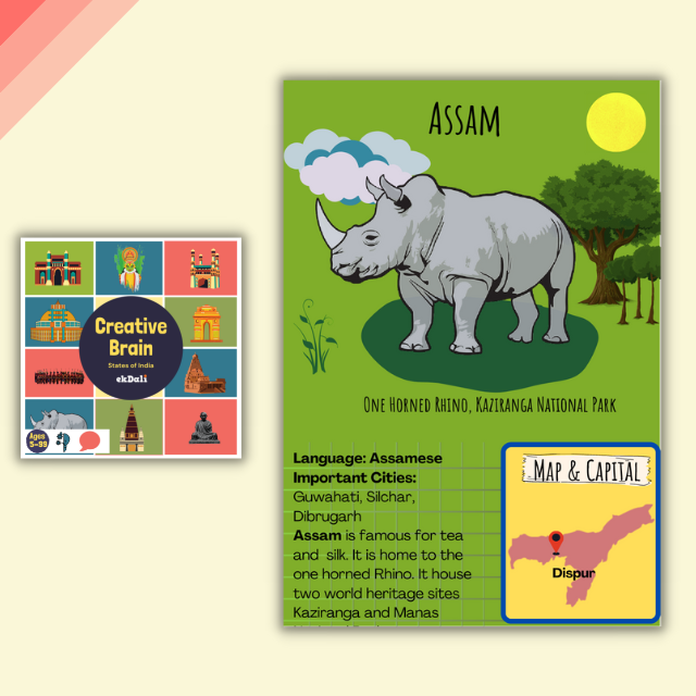 India States and Capitals Facts for Kids - Assam