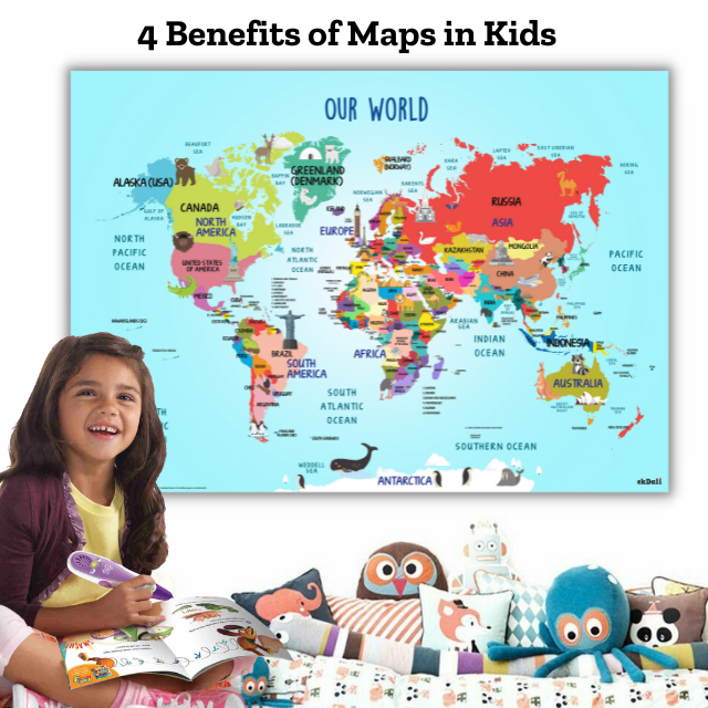 Why Buy Maps for Kids? Here are 4 reasons