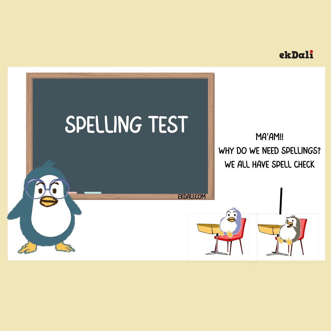 Comic - Spelling Test