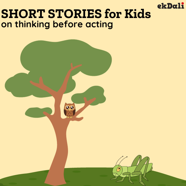 Short stories for kids on thinking before acting