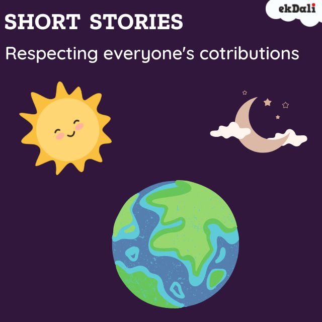 Short Stories for Kids on respecting other people's contributions