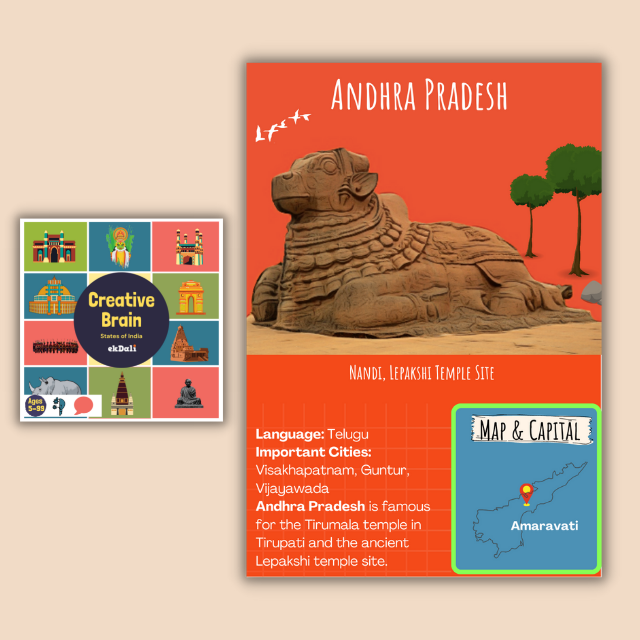 Andhra Pradesh Facts For Kids With Flash Cards