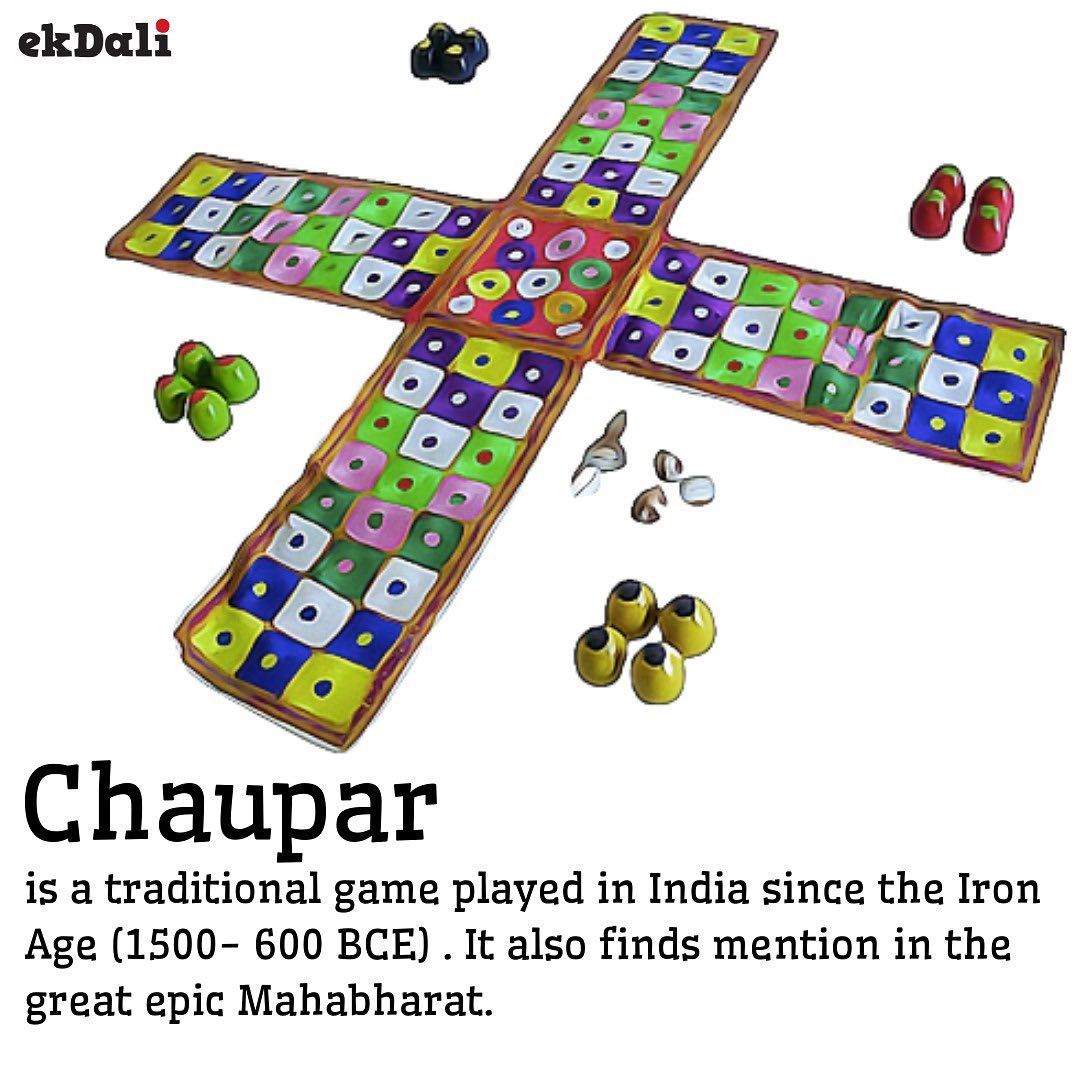 Chaupar is a traditional game played in India