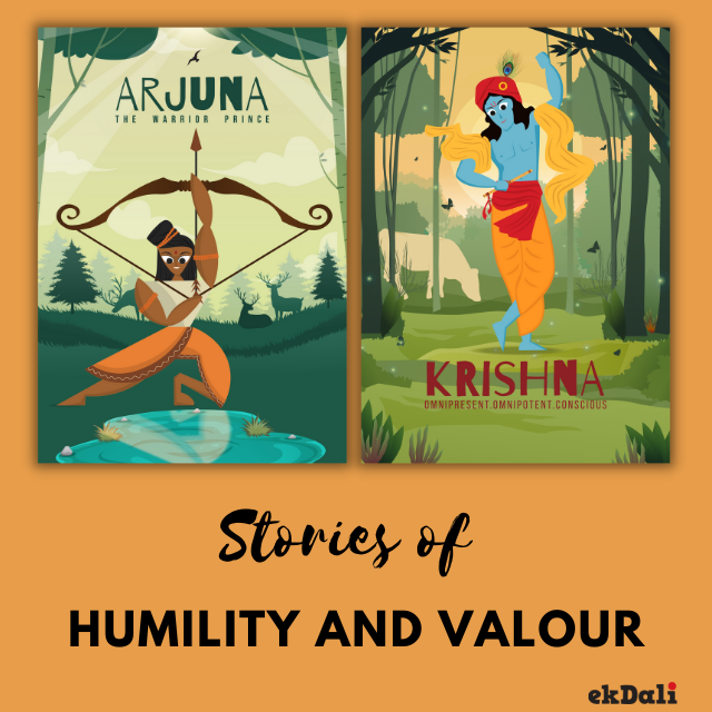 Short stories for kids from Mahabharat on Valour and Humility
