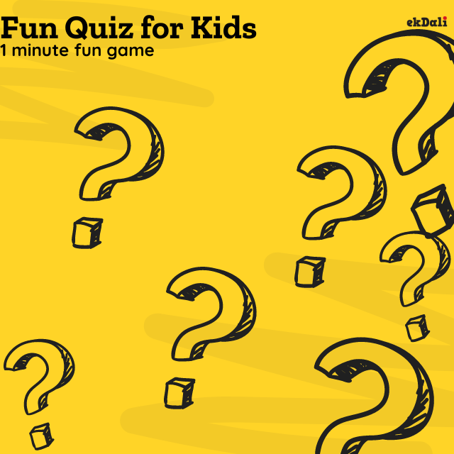 Fun quiz for kids -1 minute fun game 3