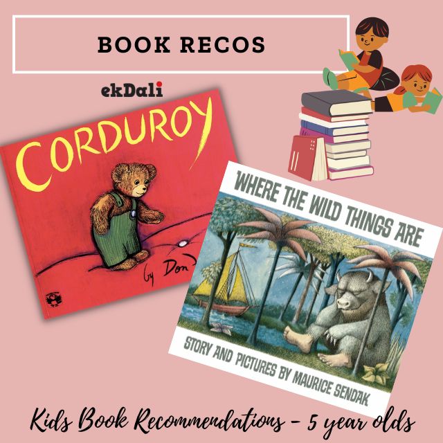 Book Reviews and Recos for 5 year old kids