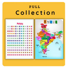 Posters maps and flash cards