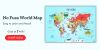 world map countries for kids