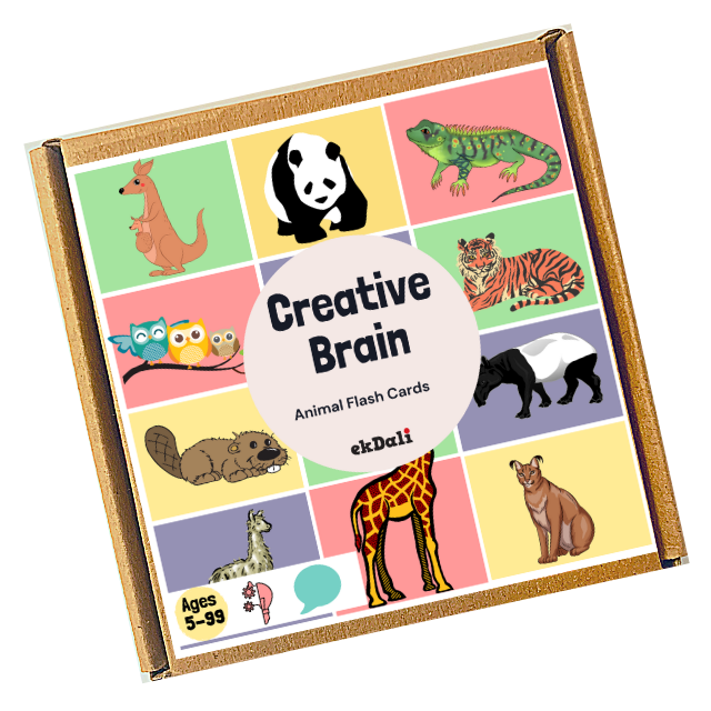 Creative Brain Animal Flash Cards for kids