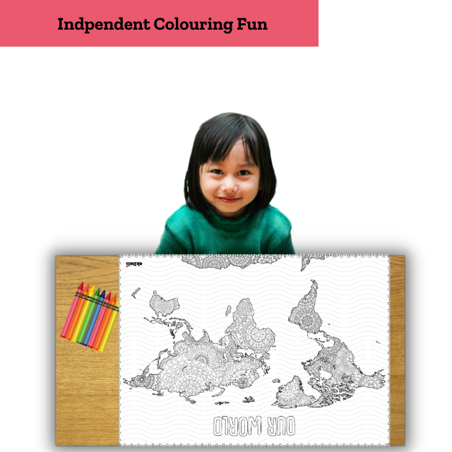 World Map Poster for Kids