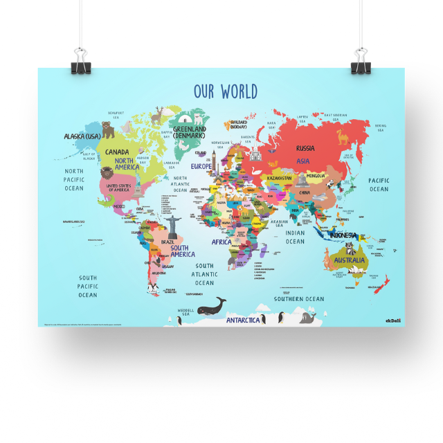 Fun World Map With Countries