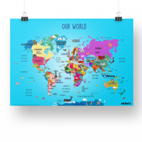 Young Explorers World Map