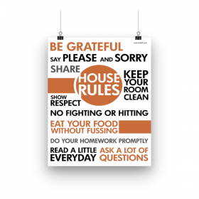 House Rules Poster
