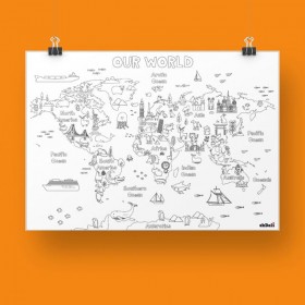 Coloring Poster for Kids