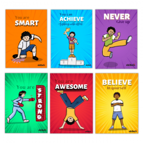 Strong Boys Poster Decor for Tween Boys Room