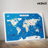 Cute World Map for Kids